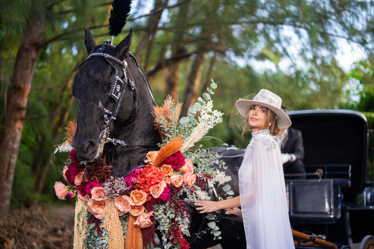 Melany Mille Shines: Igmar Style Custom Hat Steals the Show at Nacho's Miami Wedding